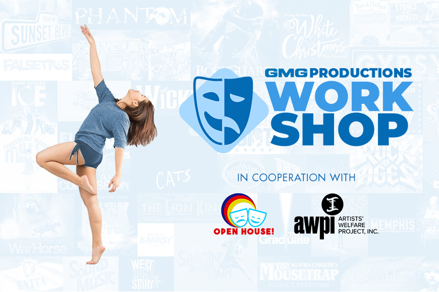 GMG Productions Launches Workshop Series, Partners with Open House Fundraiser and the Artists’ Welfare Project Inc. (AWPI)