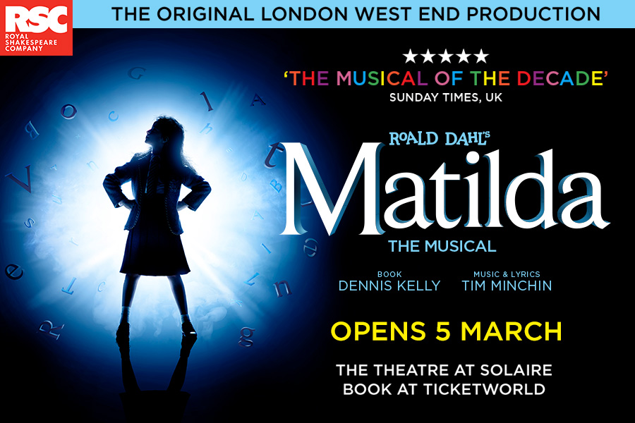 Read more about the article INTERNATIONAL TOUR OF MATILDA THE MUSICAL ADDS ONE MORE WEEK!